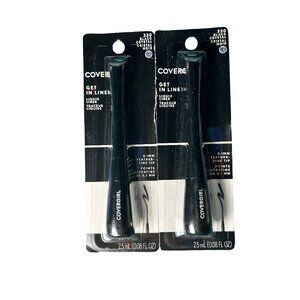 CoverGirl Get In Line Liquid Eyeliner Black Crystal 330 Lot of 2 New Sealed